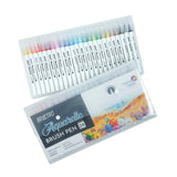 Brustro Aquarelle Brush Pen - SCOOBOO - BR9300BP24 - Brush Pens