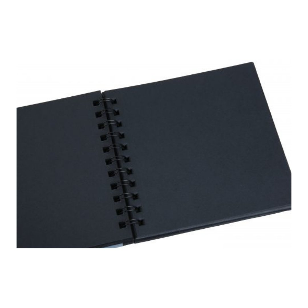 Brustro Artist Black Sketchbook - SCOOBOO - BRBLSWA5 - Black sketchbook