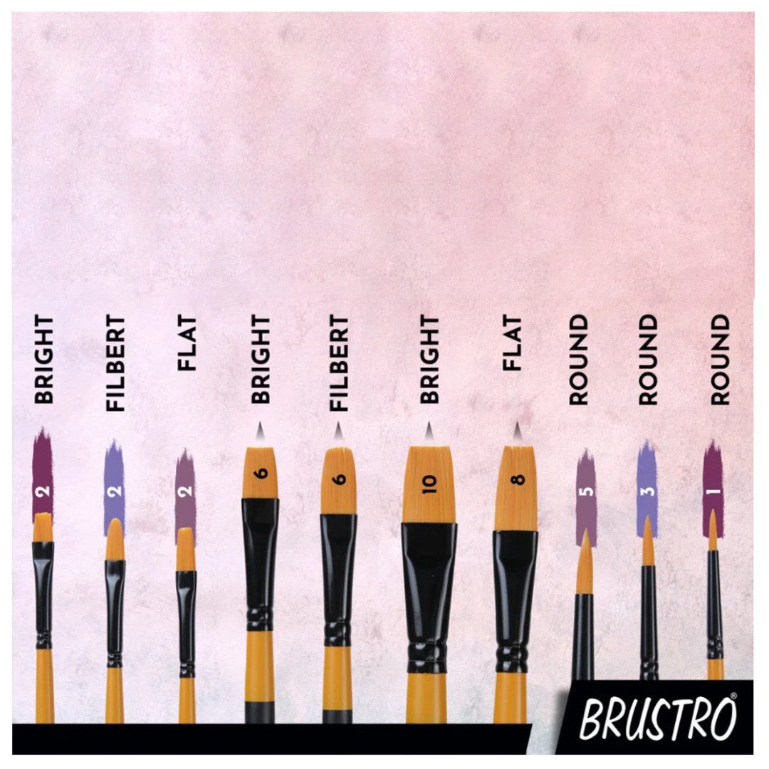 Brustro Artist Brushes - SCOOBOO - BRWBB10 - Paint Brushes