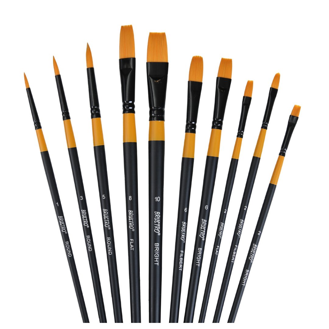 Brustro Artist Brushes - SCOOBOO - BRWBB10 - Paint Brushes