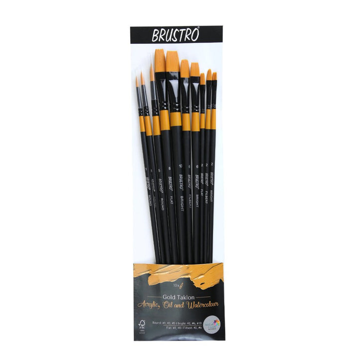 Brustro Artist Brushes - SCOOBOO - BRGTB10 - Paint Brushes
