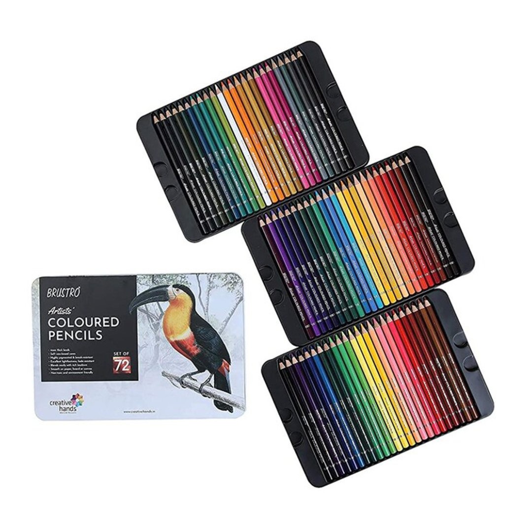 Brustro Artists’ Colour Pencil - SCOOBOO - BRACP72 - Coloured Pencils