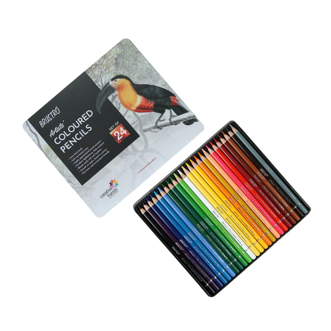 Brustro Artists’ Colour Pencil - SCOOBOO - BRACP24 - Coloured Pencils