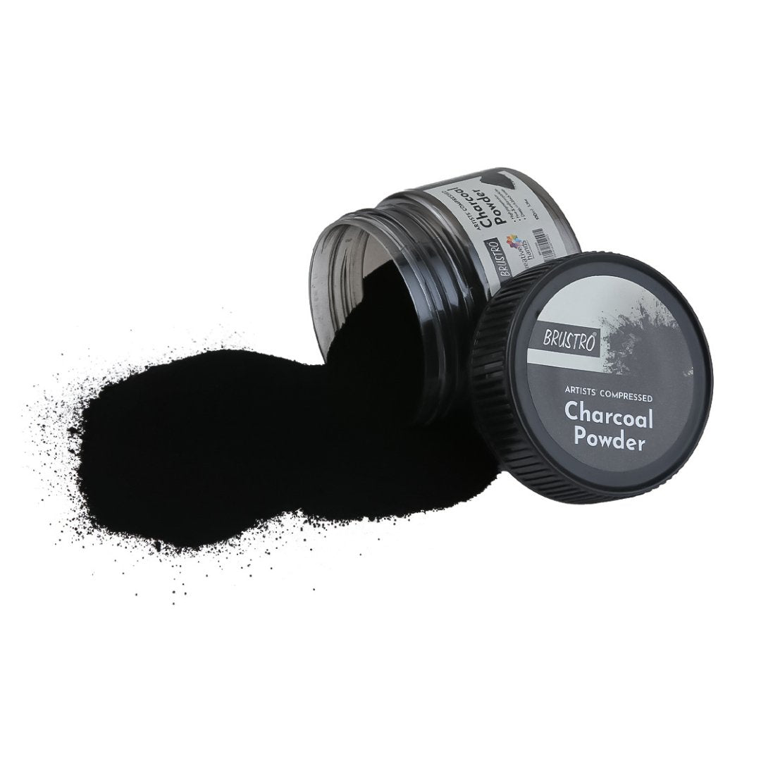 Brustro Artists Compressed Charcoal Powder - SCOOBOO - BRCCP100 - Charcoal Pencil