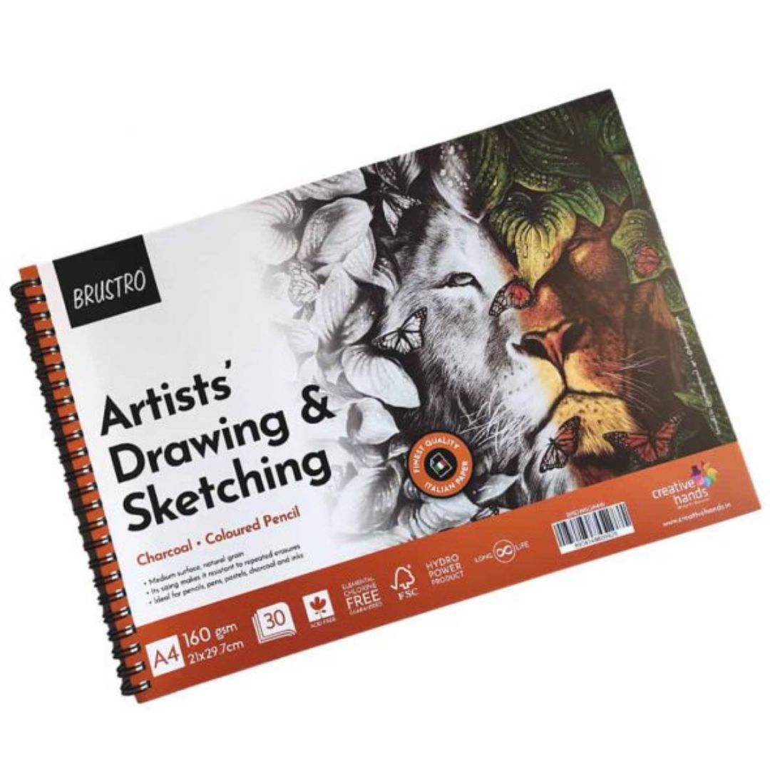 Brustro Artists Drawing & Sketching A4 - SCOOBOO - BRDW6GA4W - Drawing