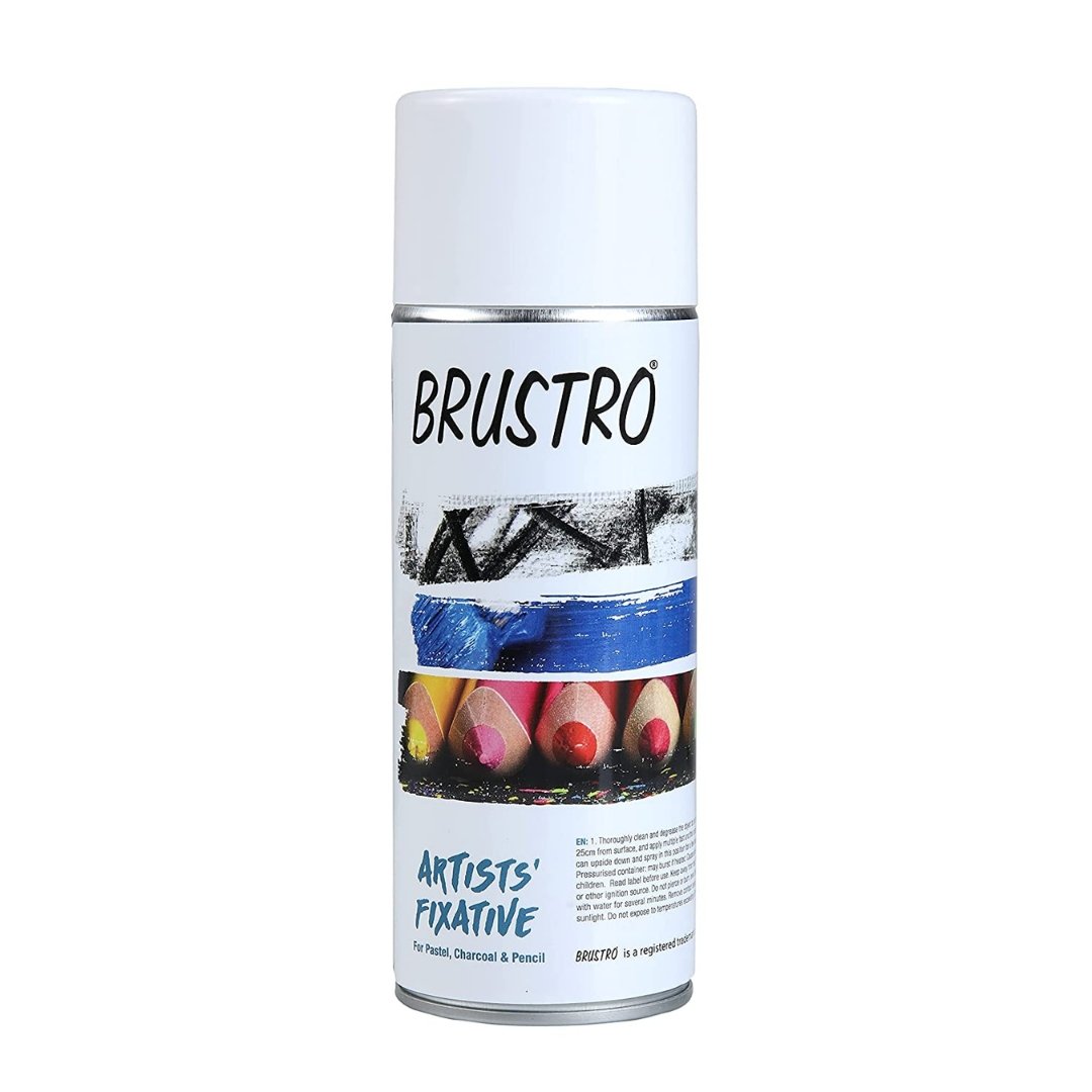 Brustro Artists' Fixative 200 ml Spray Can - SCOOBOO - BRAF2SC - Paint Sprayers