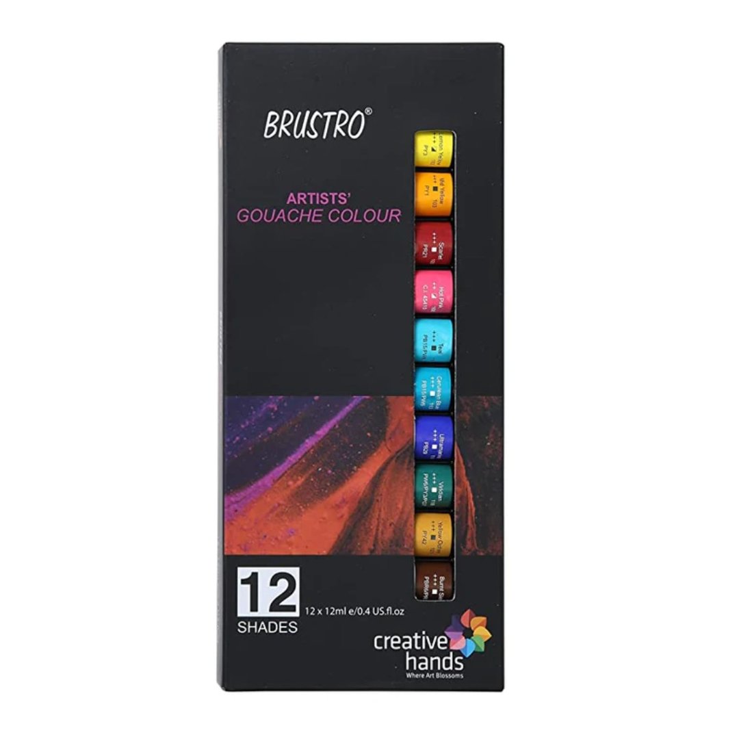 BRUSTRO Artists’ Gouache Colour - SCOOBOO - BRUSTRO - BRGC1212 - Tubes - -