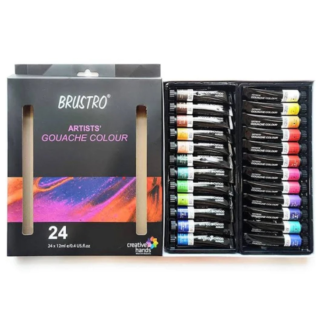 BRUSTRO Artists’ Gouache Colour - SCOOBOO - BRUSTRO - BRGC1224 - Tubes - -