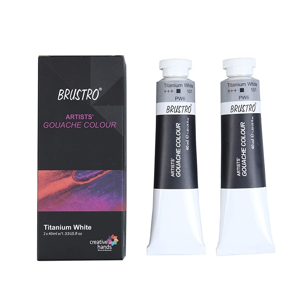 BRUSTRO Artists Gouache Colour - SCOOBOO - BRGCW40 - Water Colors