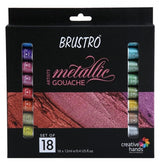 Brustro Artists’ Metallic Gouache - SCOOBOO - BRMGC1218 - Gouache Paints