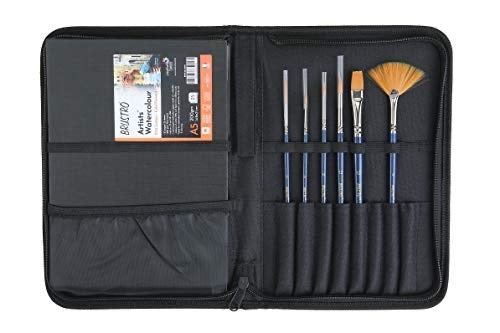 Brustro Artists’ Watercolor Travel Brush - SCOOBOO - BRJSWCBA - Paint Brushes & Palette Knives