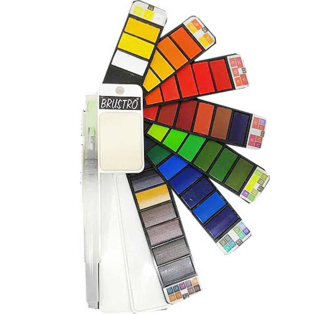 Brustro Artists Watercolour Pocket Set - SCOOBOO - B07HP3FJSH - Water Colors