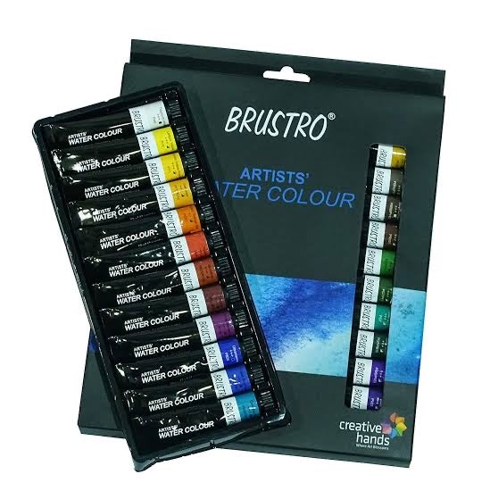 BRUSTRO Artists’ Watercolour Tubes - SCOOBOO - B07MK7R7PR - Water Colors