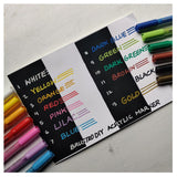 Brustro DIY Acrylic Marker (set of 24) - SCOOBOO - BRAM24BS - Acrylic Colors