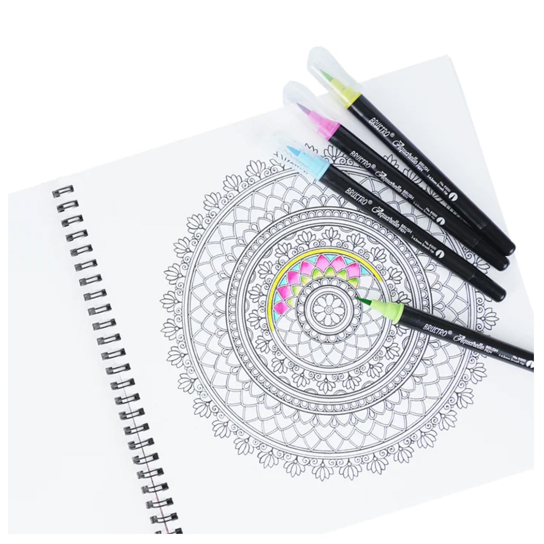 Brustro DIY Mandala Colouring Book - SCOOBOO - BRDMCB25 - Colouring Book