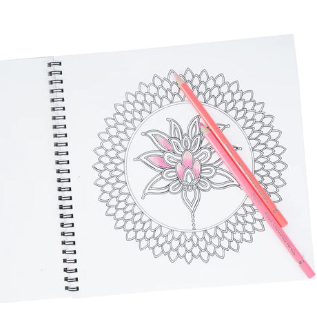 Brustro DIY Mandala Colouring Book - SCOOBOO - BRDMCB25 - Colouring Book