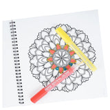 Brustro DIY Mandala Colouring Book - SCOOBOO - BRDMCB25 - Colouring Book