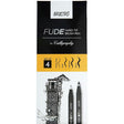 Brustro Fude Hard Tip Brush Pen (Set Of 4) - SCOOBOO - BRFHBP4 - Brush Pens