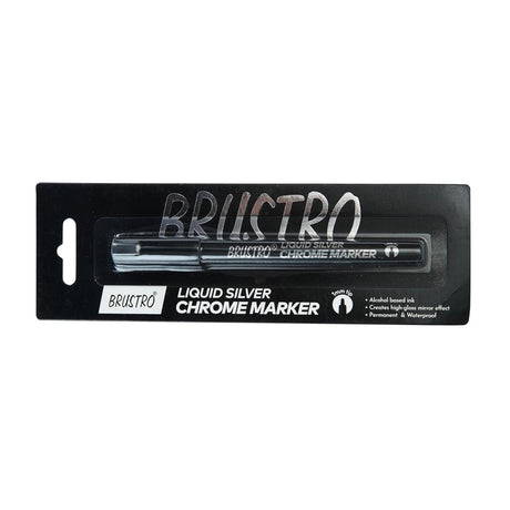 Brustro Liquid Silver Chrome Marker - SCOOBOO - BRLSCM1 - Brush Pens