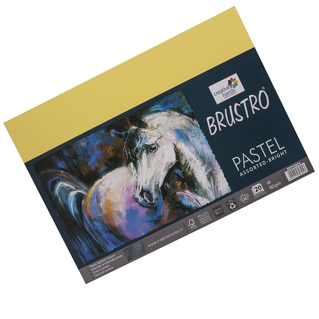 Brustro Pastel Assorted Bright A4 - SCOOBOO - BRPAABA4 - Loose Sheets