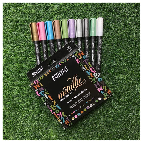 Brustro Soft Brush Pens - SCOOBOO - BRCBPPG12 - Brush Pens