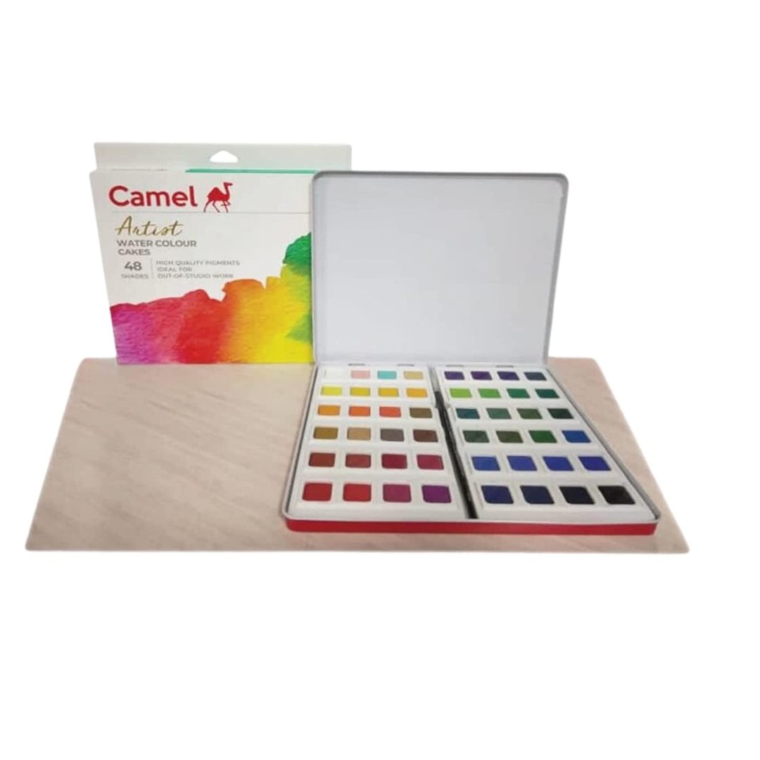 Camel Artist Water colour cakes Set-Pack of 48 - SCOOBOO - 1048753 - Watercolour Pads & Sheets