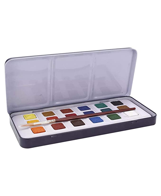 Camel artist watercolor 18 shades price | Artist watercolor cakes