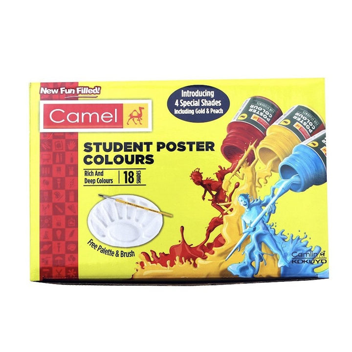 Camel fabrica acrylic colour - SCOOBOO - 3818370 - Poster paints