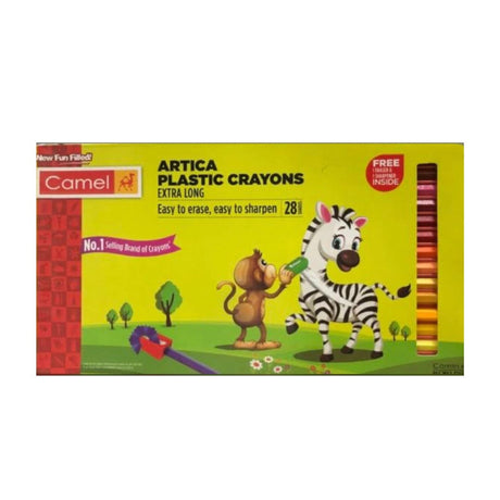 Camel Plastic Crayons - SCOOBOO - Plastic Crayons