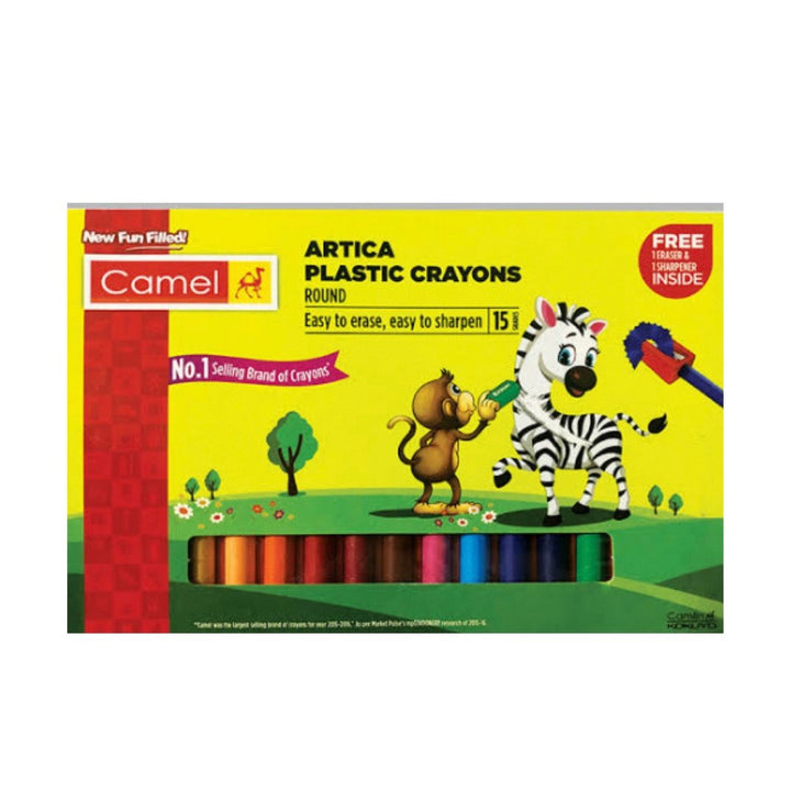 Camel Plastic Crayons - SCOOBOO - Plastic Crayons
