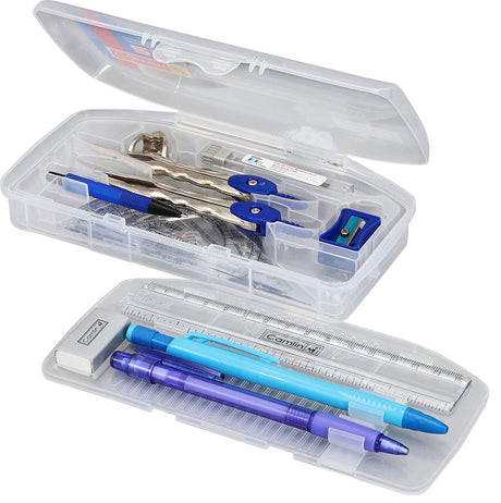 Camlin 2 in 1 Geometry and Pencil Box Set - SCOOBOO - 4899877 - Rulers & Measuring Tools