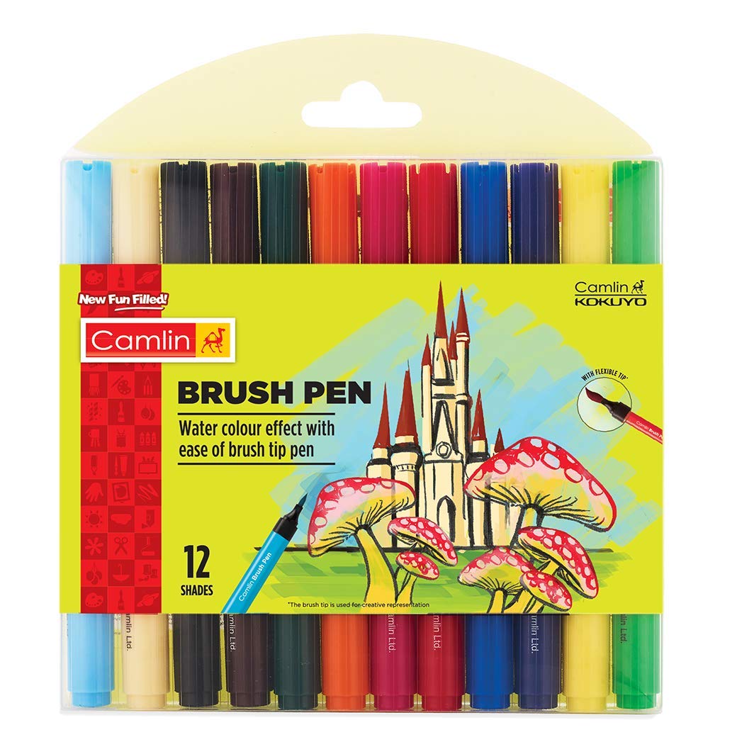 Camlin Brush Pens - SCOOBOO - 4019272 - calligraphy pens