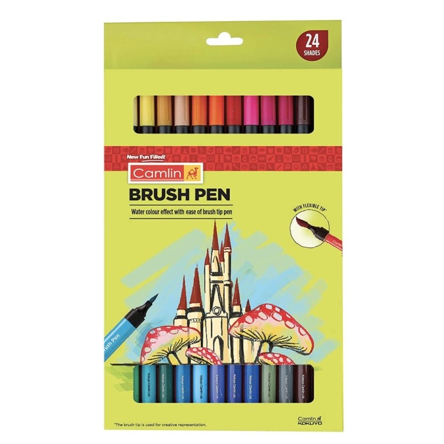 Camlin Brush Pens - SCOOBOO - 4024110 - calligraphy pens