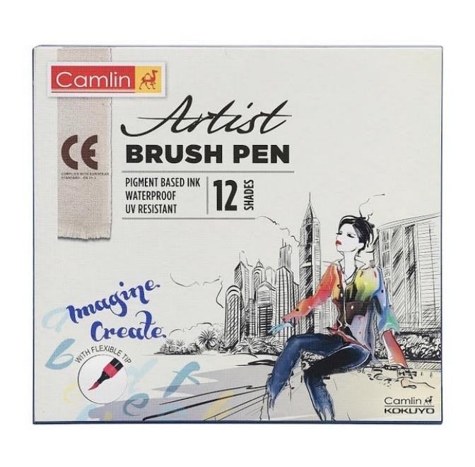 Camlin-Kokuyo Brush Pens - SCOOBOO - CAMLIN KOKUYO - - -