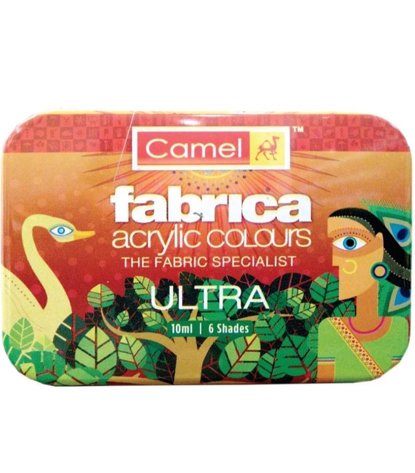 Camel Fabrica Acrylic Colours - SCOOBOO - 2206602 - Fabric paint