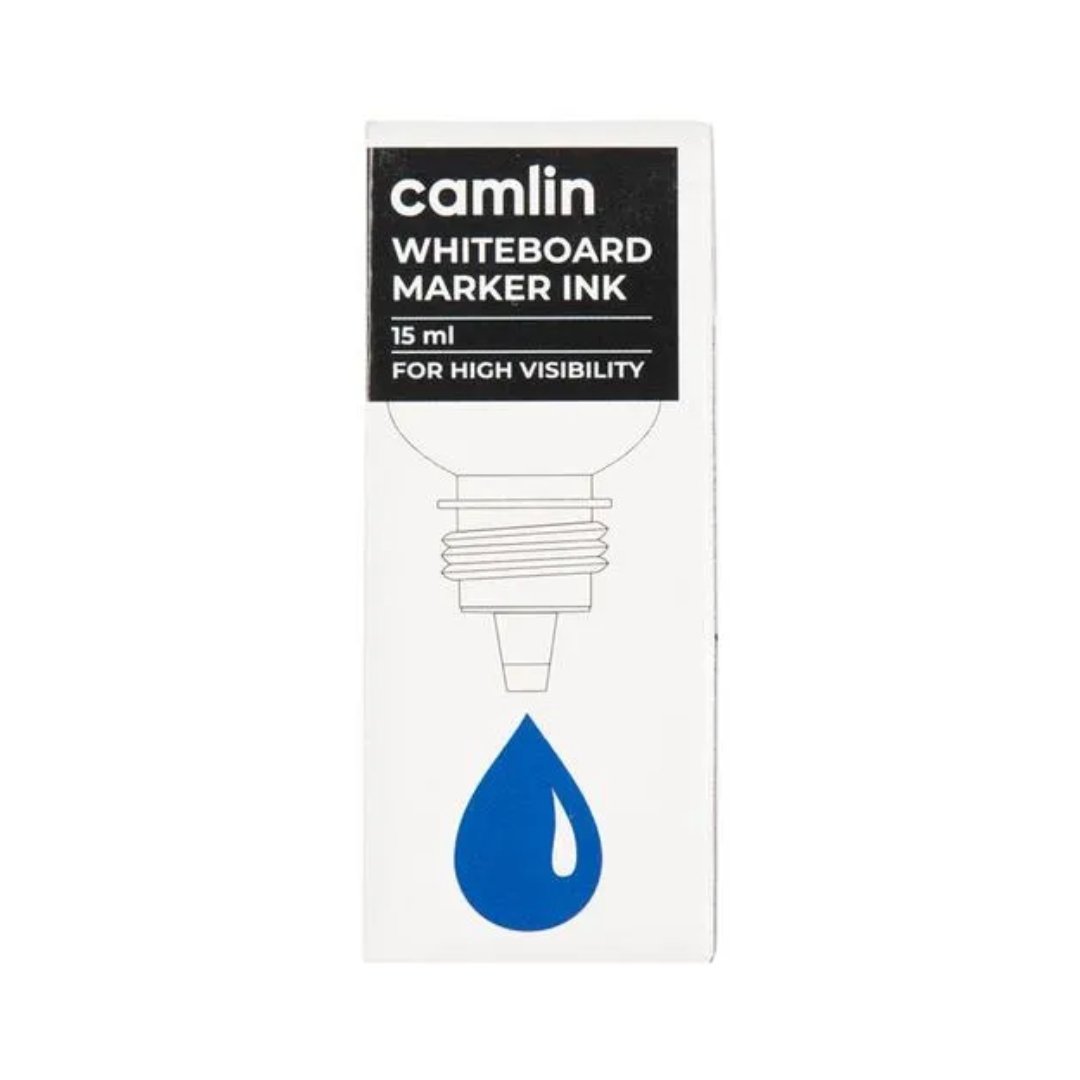 Camlin Kokuyo Whiteboard Marker Ink-Blue(15ml) - SCOOBOO - 7309018 - White-Board & Permanent Markers