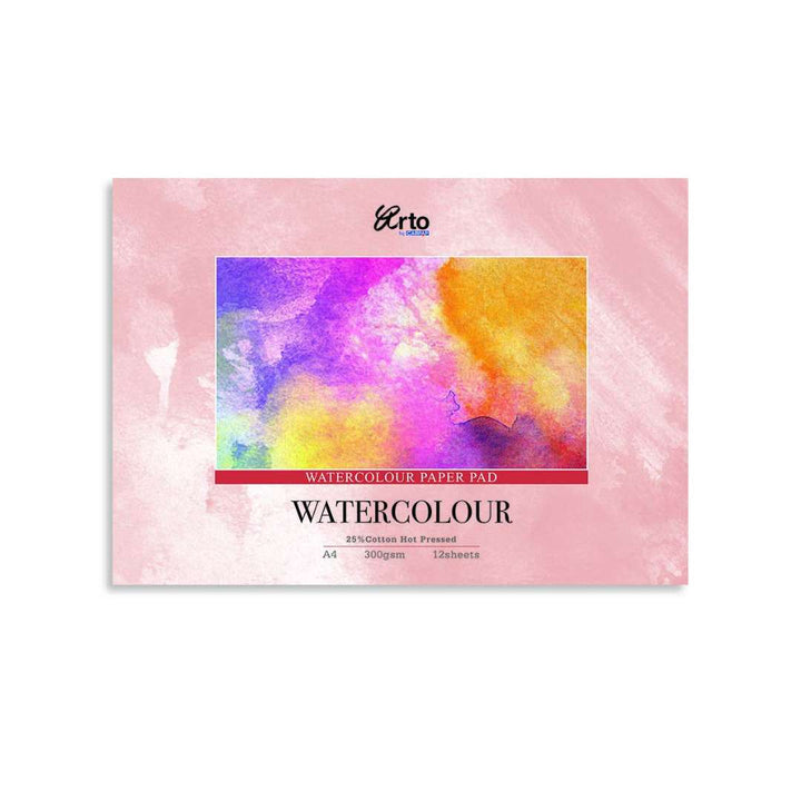Campap Arto Water Colour Paper Pad A4 - SCOOBOO - CR 37119 - Watercolour Pads & Sheets