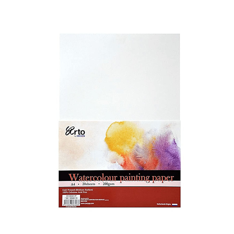 Campap Watercolour Wood Free Printing Paper - SCOOBOO - Loose Sheets