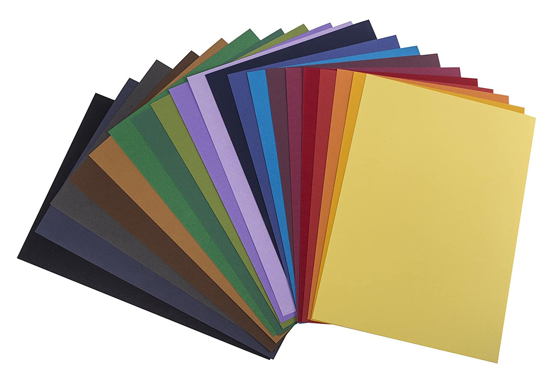Canson Mi-Teintes A4 Colored Drawing Paper,Honeycombed Grain 160 GSM (Pack of 10 Sheets) - SCOOBOO - Loose Sheets