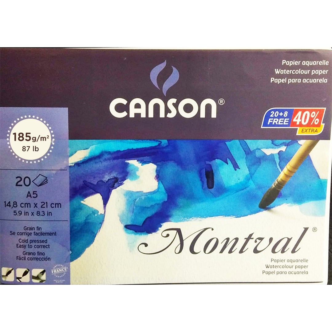 Canson Montval Aquarelle Watercolour paper - SCOOBOO - 400056430 - Loose Sheets