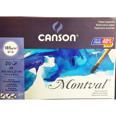 Canson Montval Aquarelle Watercolour paper - SCOOBOO - 400056430 - Loose Sheets