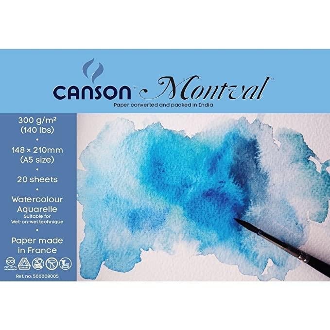 Canson Montval Watercolor Paper 300GSM - SCOOBOO - 400056433 - Loose Sheets