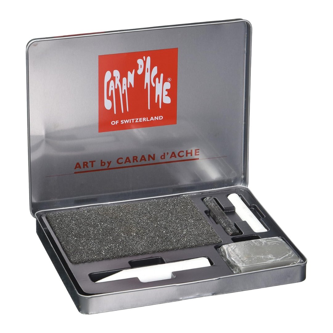 Caran D'ache Art Sketching Set Artist 10pcs - SCOOBOO - 776.310 - Pastel Colors