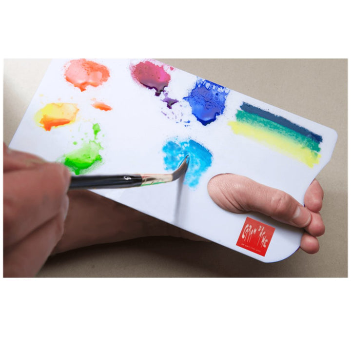 Caran d'ache Artist Water Colour Palette White 26 x13 cm - SCOOBOO - 117.103 - Mixing Palette