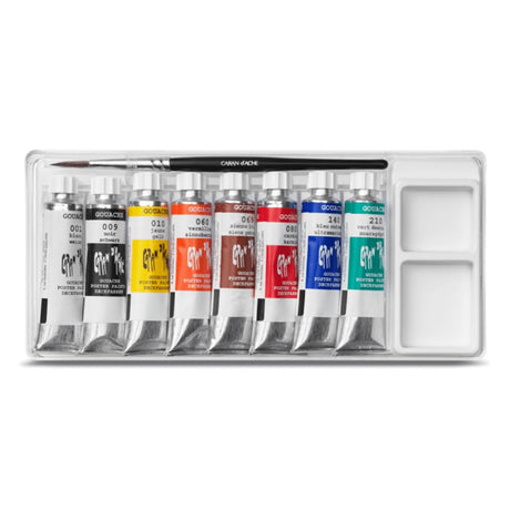 Caran d'ache Classic Gouache Studio Colour Tubes - 10ml in 8 Shades - SCOOBOO - 2001.408 - Gouache Paints