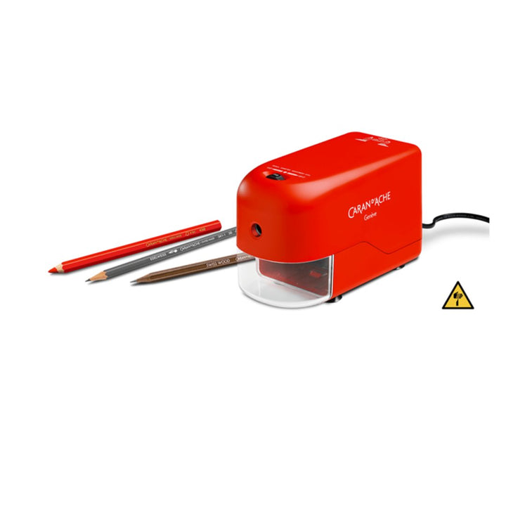 Caran d'ache Electric Pencil Sharpner-Red - SCOOBOO - 477.070 - Sharpeners