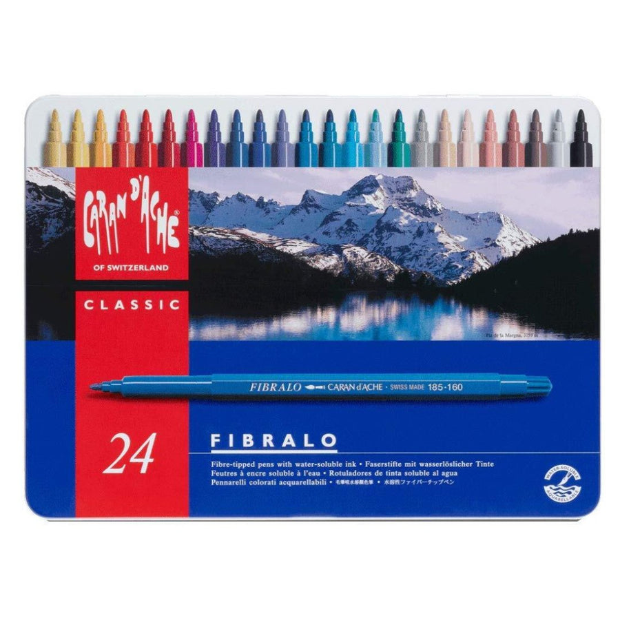 Caran d'ache Fibralo Fibre Tipped Pen - SCOOBOO - 185.324 - Water Colors