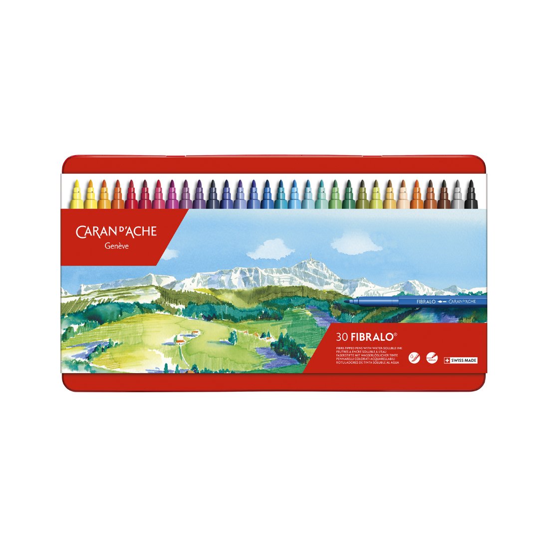 Caran d'ache Fibralo Fibre Tipped Pen - SCOOBOO - 185.330 - Water Colors