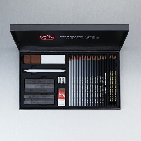 Caran d'ache Graphite Line Gift Box Set - SCOOBOO - 3000.415 - Gift hamper