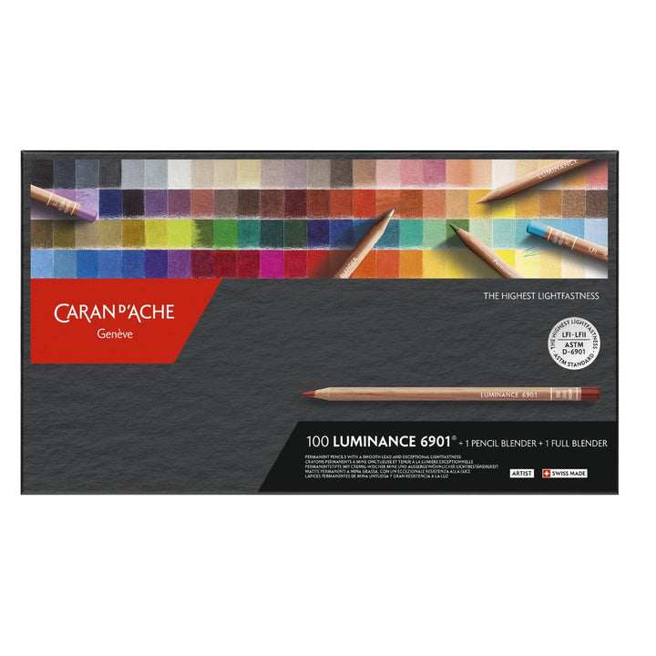 Caran d'ache Luminance Colour Pencil-100 Shades - SCOOBOO - 6901.800 - Coloured Pencils